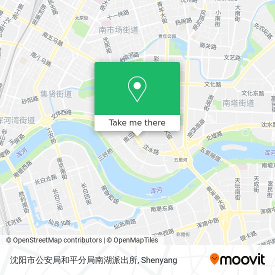 沈阳市公安局和平分局南湖派出所 map