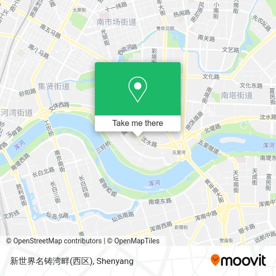 新世界名铸湾畔(西区) map