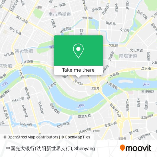 中国光大银行(沈阳新世界支行) map