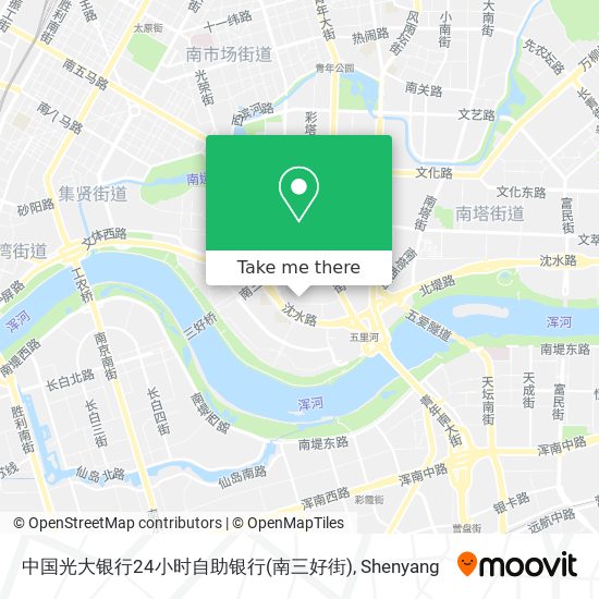 中国光大银行24小时自助银行(南三好街) map