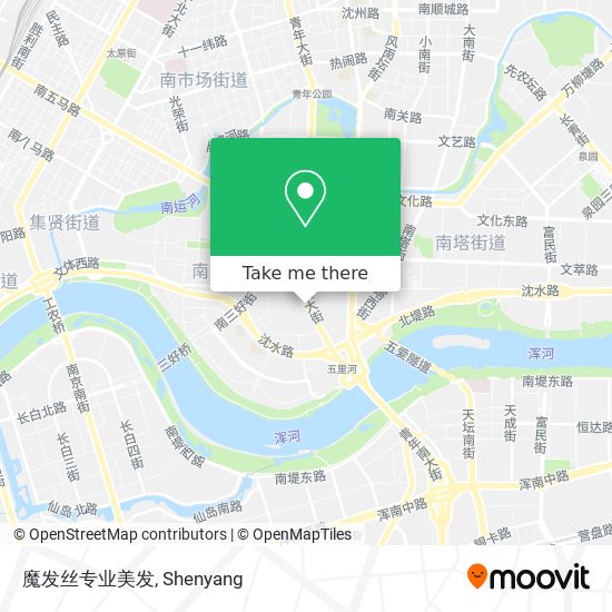 魔发丝专业美发 map