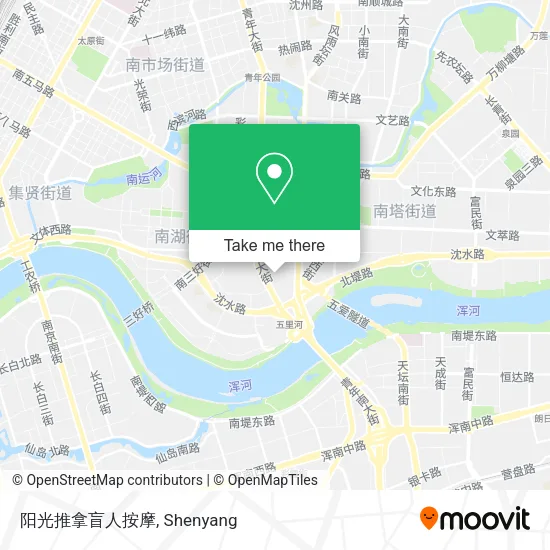 阳光推拿盲人按摩 map