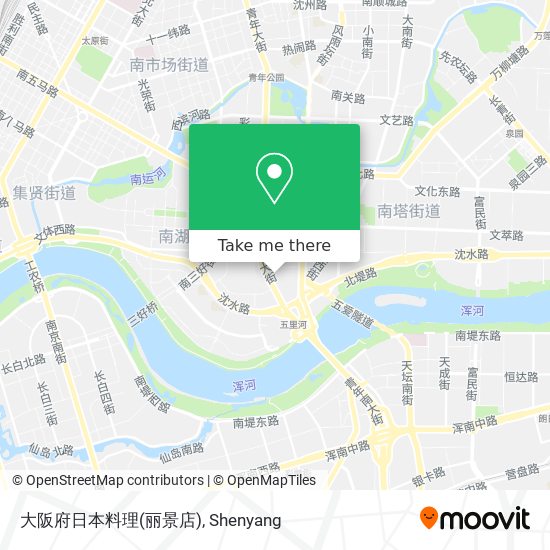 大阪府日本料理(丽景店) map