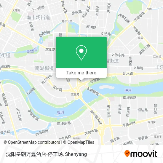 沈阳皇朝万鑫酒店-停车场 map