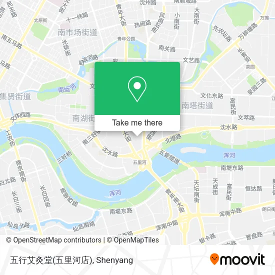 五行艾灸堂(五里河店) map