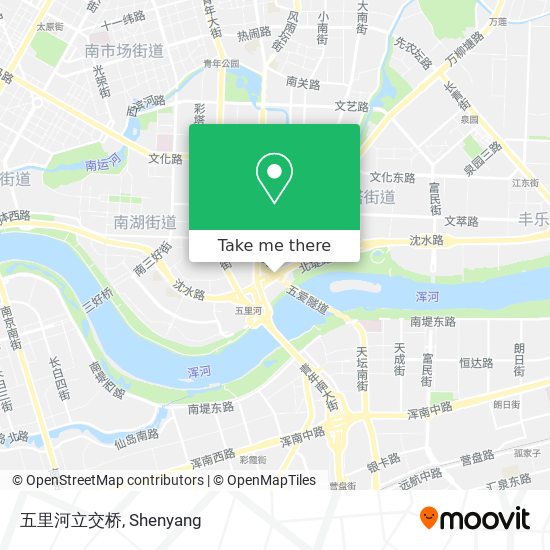 五里河立交桥 map