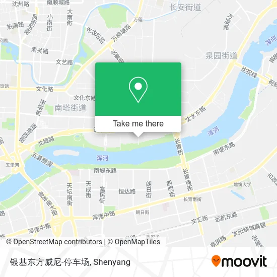 银基东方威尼-停车场 map