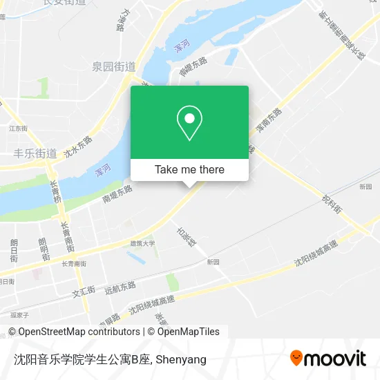 沈阳音乐学院学生公寓B座 map