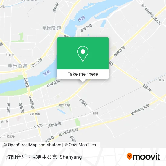 沈阳音乐学院男生公寓 map