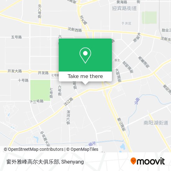 窗外雅峰高尔夫俱乐部 map