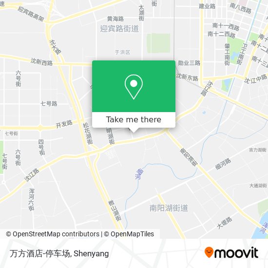 万方酒店-停车场 map