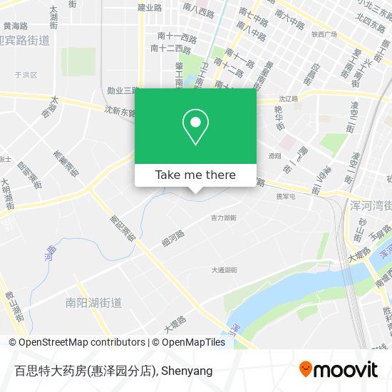 百思特大药房(惠泽园分店) map