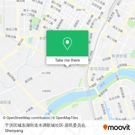 于洪区城东湖街道水调歌城社区-居民委员会 map
