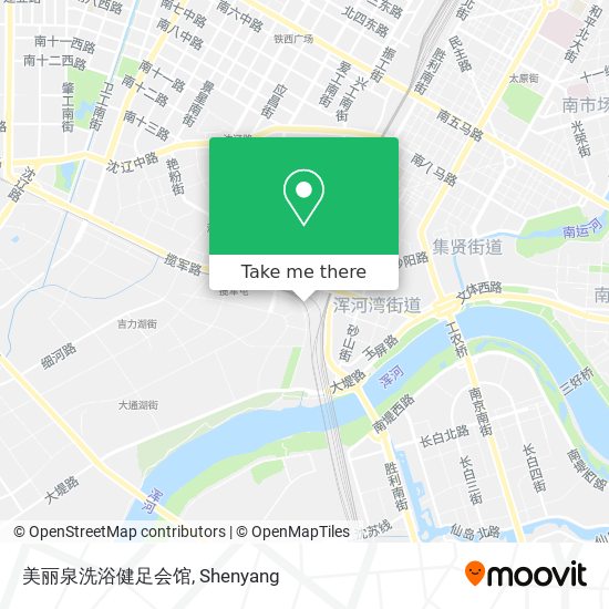 美丽泉洗浴健足会馆 map