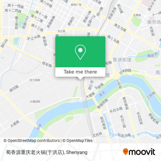 蜀香源重庆老火锅(于洪店) map
