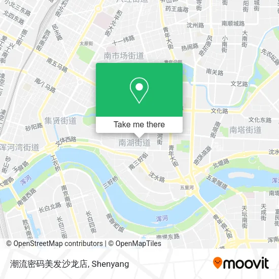 潮流密码美发沙龙店 map