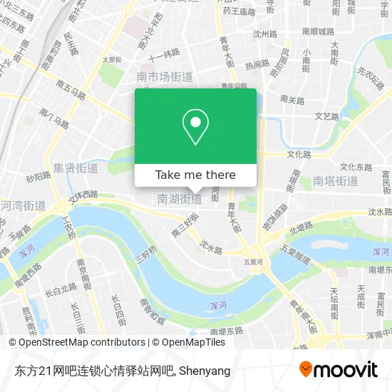 东方21网吧连锁心情驿站网吧 map