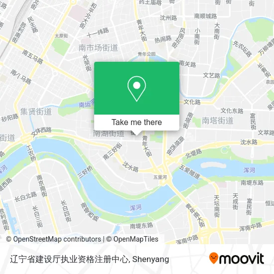 辽宁省建设厅执业资格注册中心 map