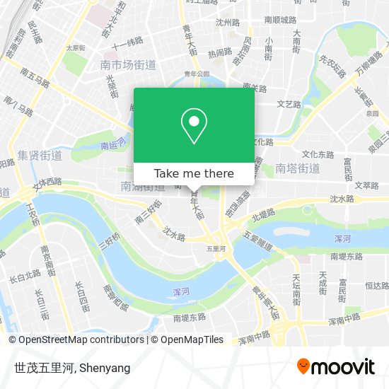 世茂五里河 map