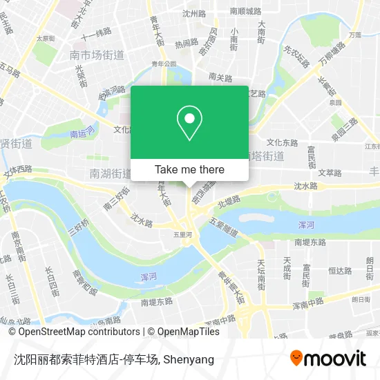 沈阳丽都索菲特酒店-停车场 map
