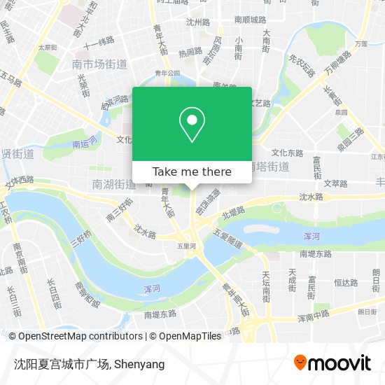 沈阳夏宫城市广场 map