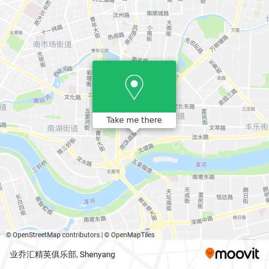 业乔汇精英俱乐部 map