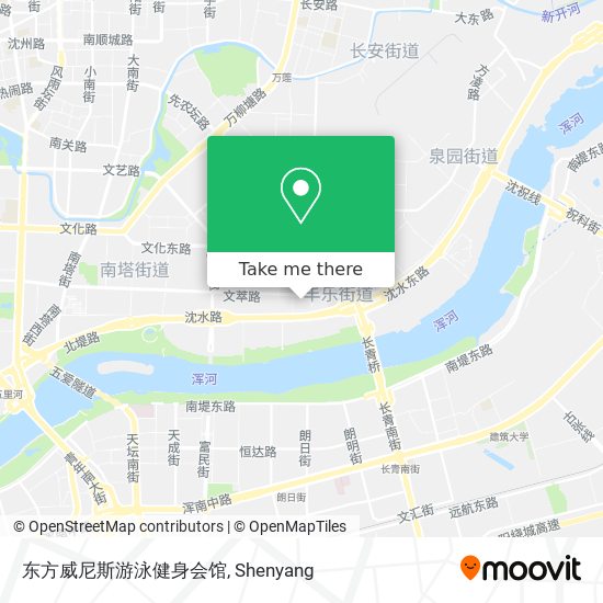 东方威尼斯游泳健身会馆 map