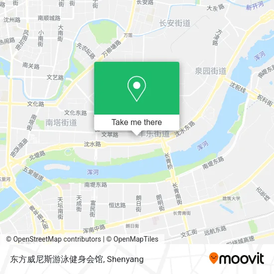 东方威尼斯游泳健身会馆 map
