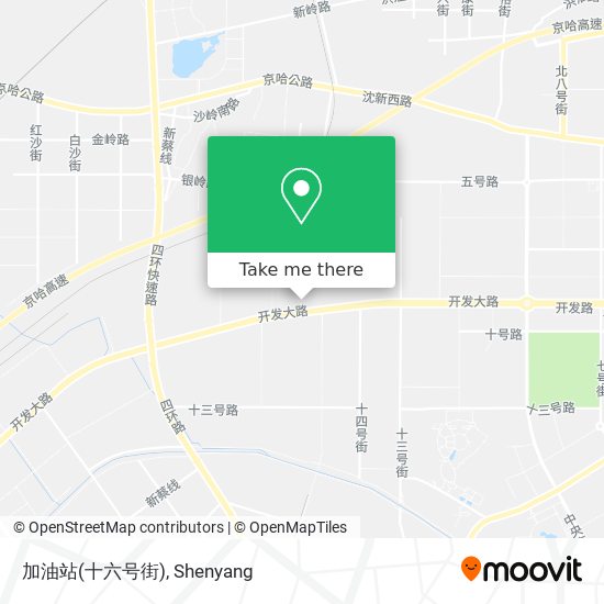 加油站(十六号街) map