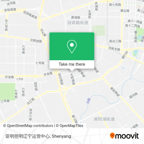 亚明照明辽宁运营中心 map