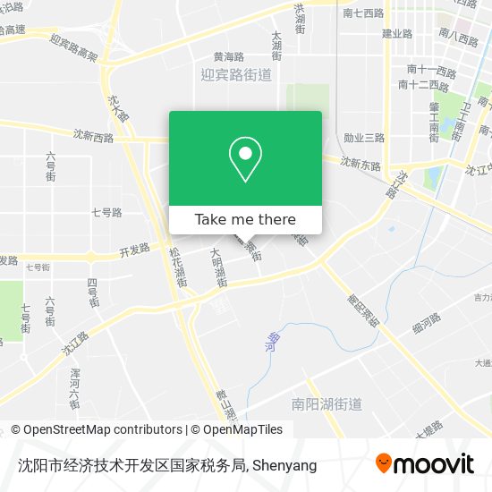 沈阳市经济技术开发区国家税务局 map
