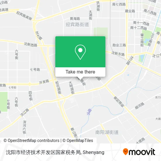 沈阳市经济技术开发区国家税务局 map