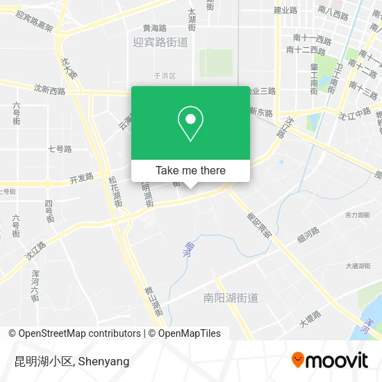 昆明湖小区 map