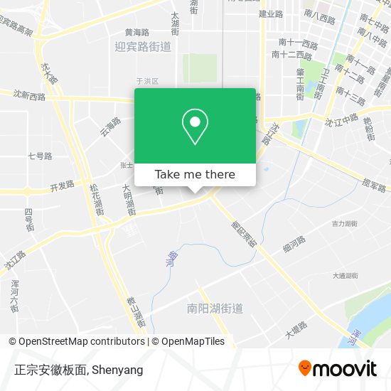 正宗安徽板面 map
