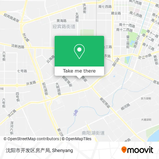 沈阳市开发区房产局 map