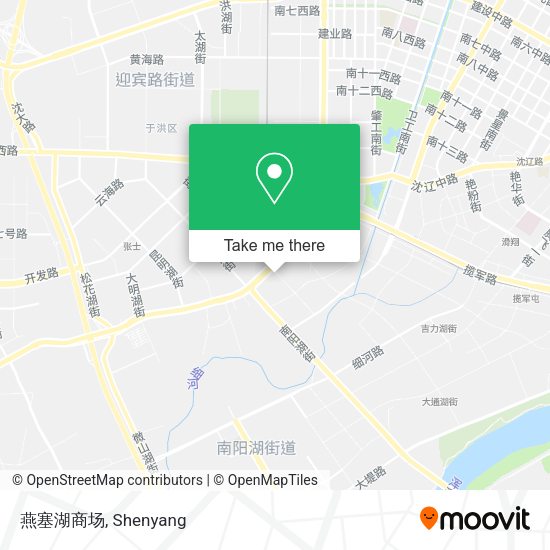 燕塞湖商场 map