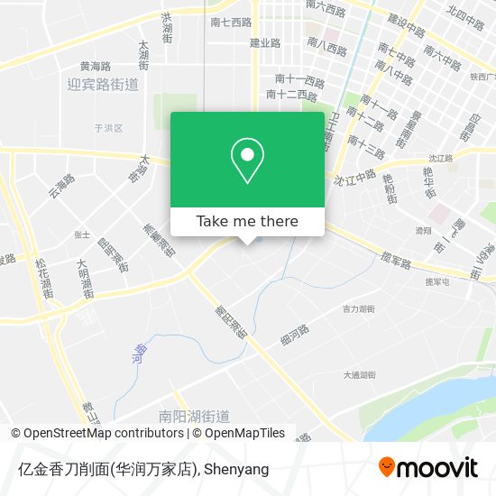 亿金香刀削面(华润万家店) map