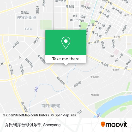 乔氏钢库台球俱乐部 map