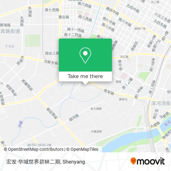 宏发·华城世界碧林二期 map