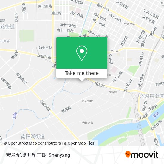 宏发华城世界二期 map