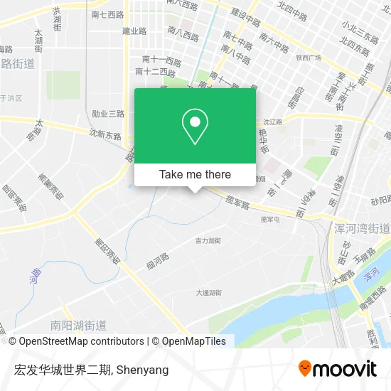 宏发华城世界二期 map
