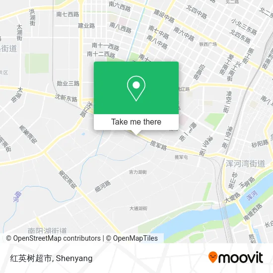 红英树超市 map