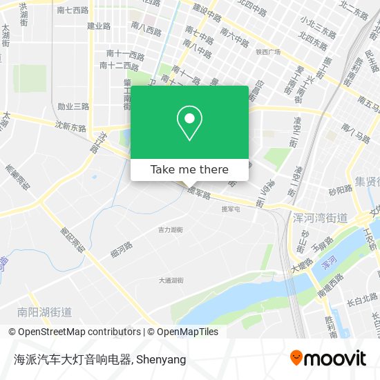 海派汽车大灯音响电器 map