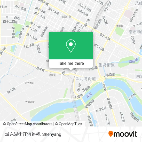 城东湖街汪河路桥 map
