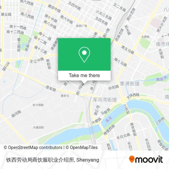 铁西劳动局商饮服职业介绍所 map