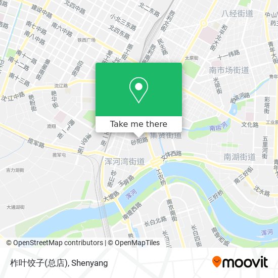 柞叶饺子(总店) map
