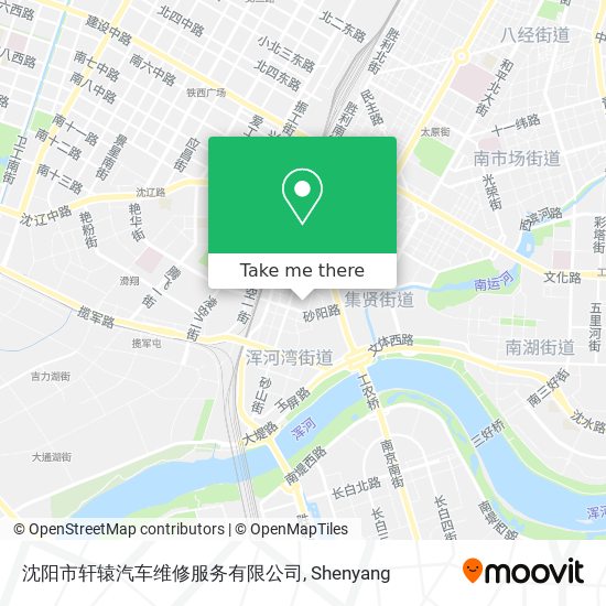 沈阳市轩辕汽车维修服务有限公司 map
