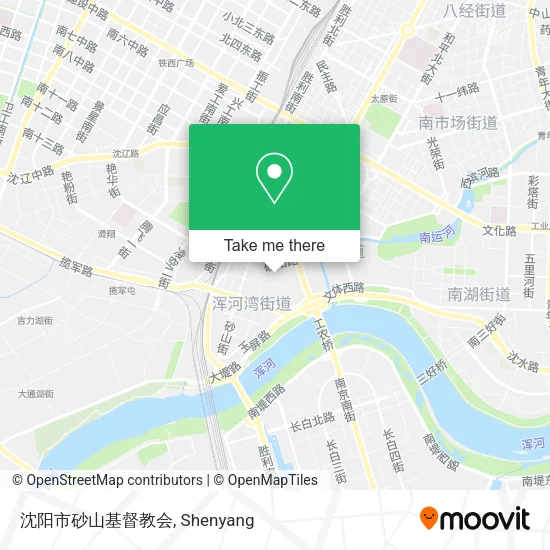 沈阳市砂山基督教会 map