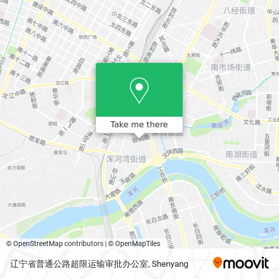 辽宁省普通公路超限运输审批办公室 map