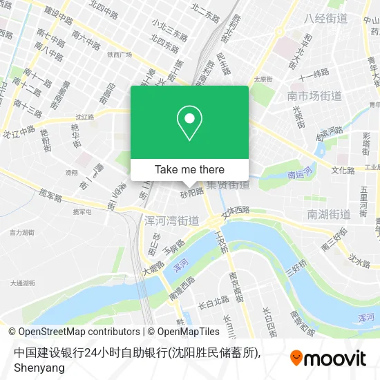 中国建设银行24小时自助银行(沈阳胜民储蓄所) map